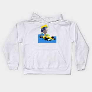 Senna "Our Hero Driver" Kids Hoodie